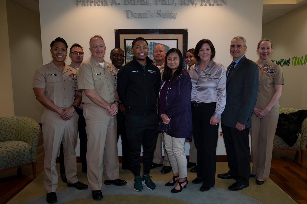 University of Southern Florida welcomes Navy leadership to forge stronger medical ties