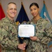 NMFL Commander Presents End Of Tour Award