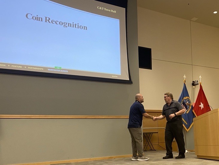 C&amp;T director introduces new coin at first town hall