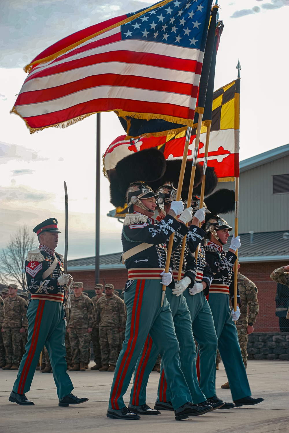 Maryland National Guard Hosts 250th Annual Pass in Review for the 175th Infantry Regiment