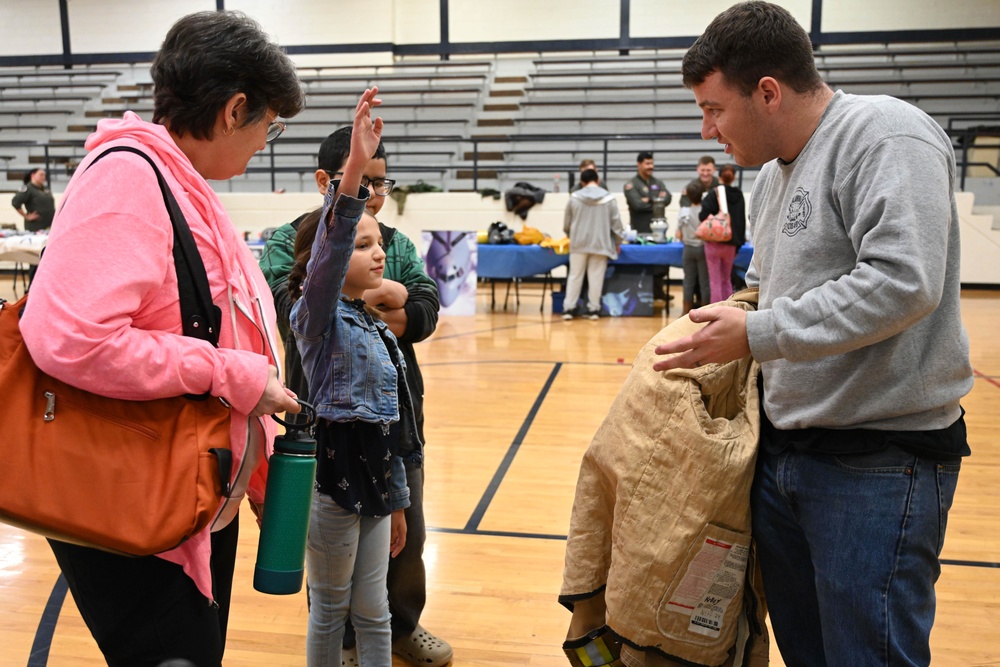 Altus AFB inspires future aviators at AIM fair