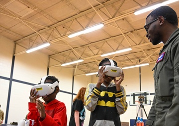 Altus AFB inspires future aviators at AIM fair