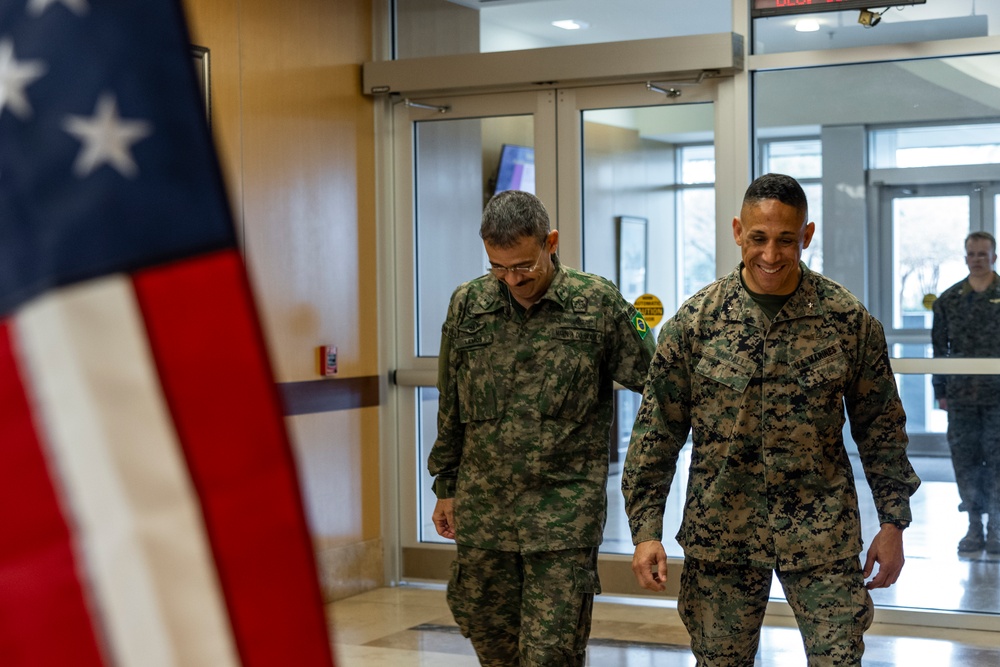 U.S. and Brazilian Marines hold Operational Naval Infantry Committee