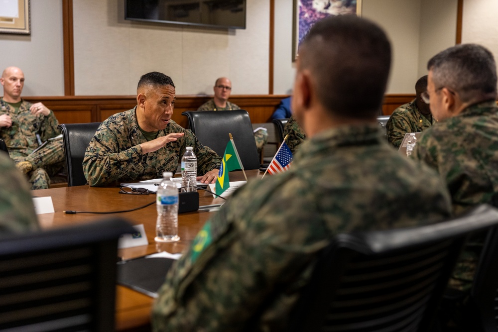 U.S. and Brazilian Marines hold Operational Naval Infantry Committee