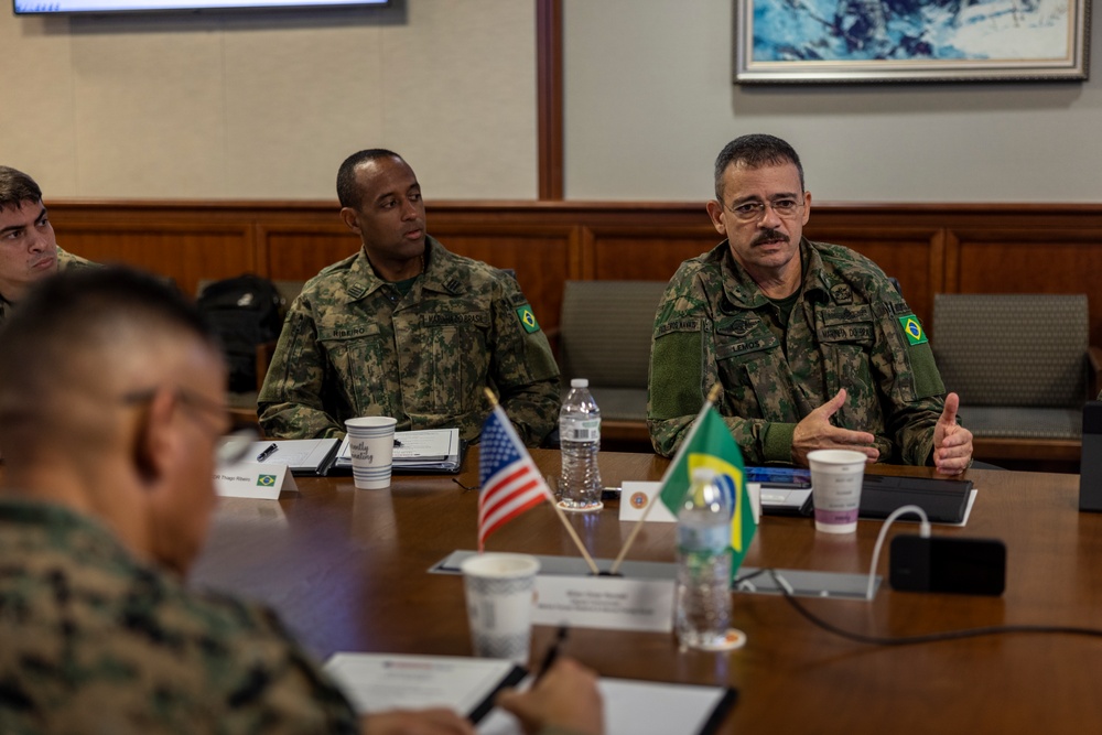 U.S. and Brazilian Marines hold Operational Naval Infantry Committee