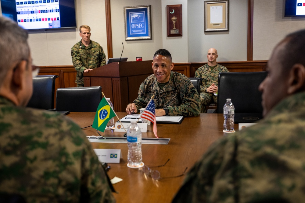 U.S. and Brazilian Marines hold Operational Naval Infantry Committee