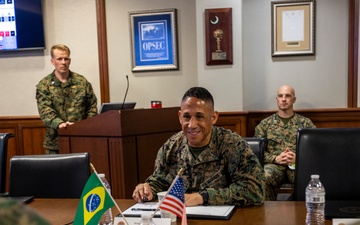 U.S. and Brazilian Marines hold Operational Naval Infantry Committee