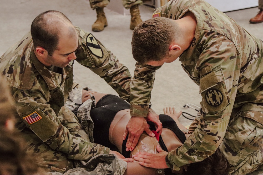 U.S. Army, Fort Cavazos medics prepare testing of new female trauma manikin