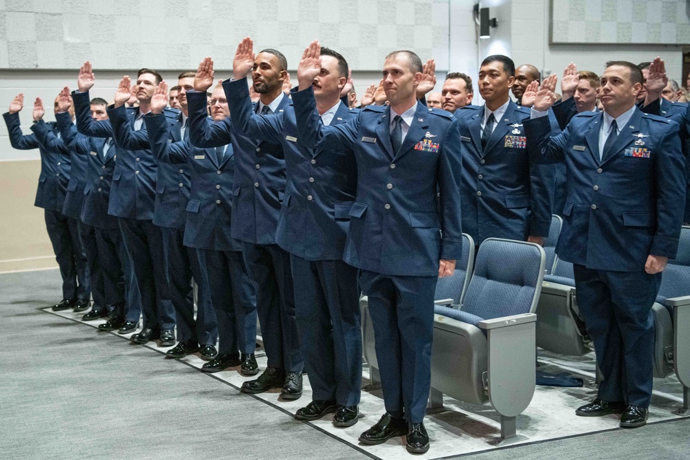 Inaugural Air Force Warrant Officer Training School graduation