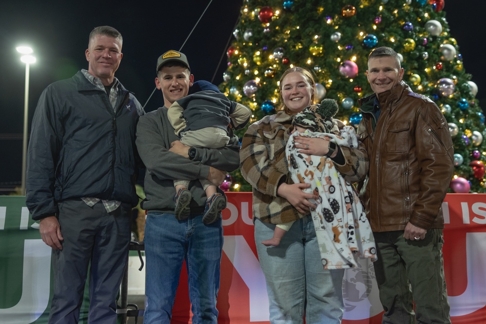 MCAGCC hosts the 2024 Christmas Tree Lighting Ceremony