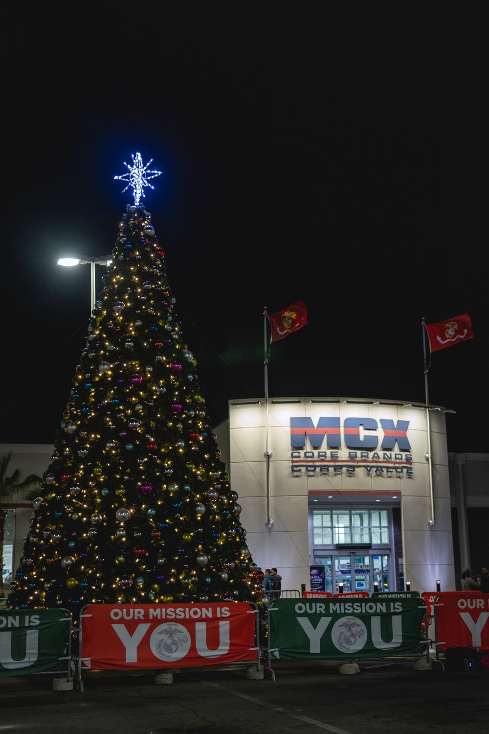 MCAGCC hosts the 2024 Christmas Tree Lighting Ceremony