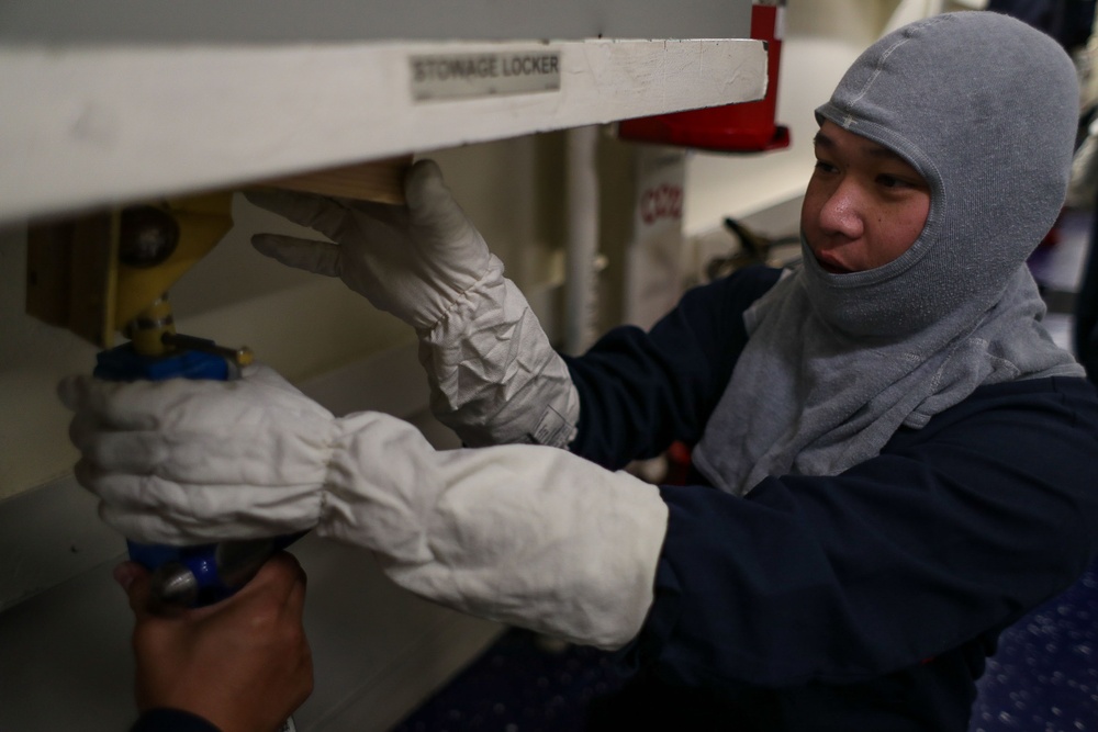 USS Tripoli Conducts General Quarters