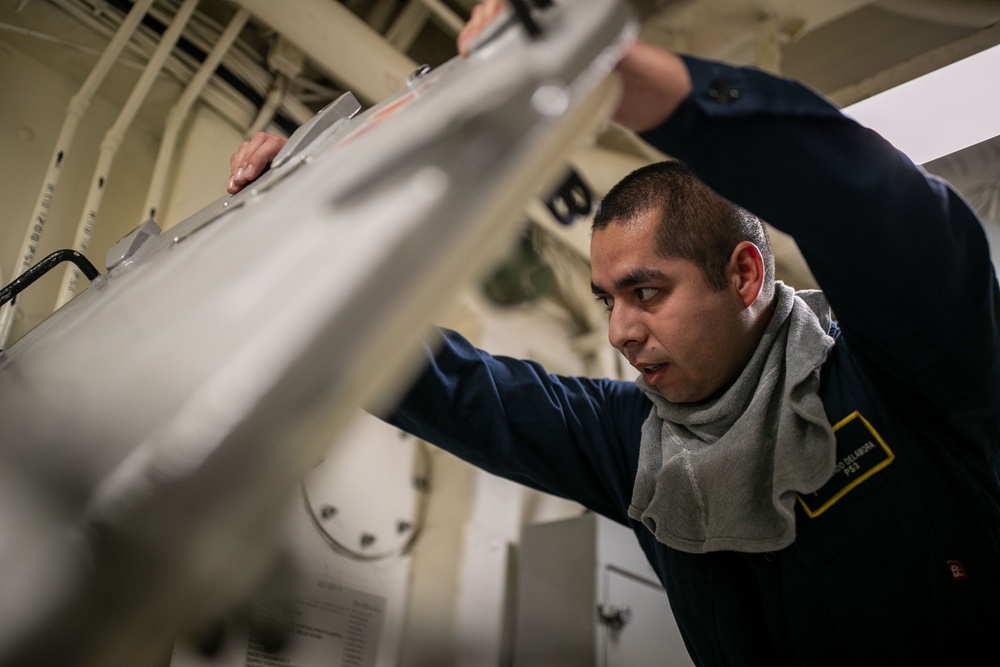 USS Tripoli Conducts General Quarters