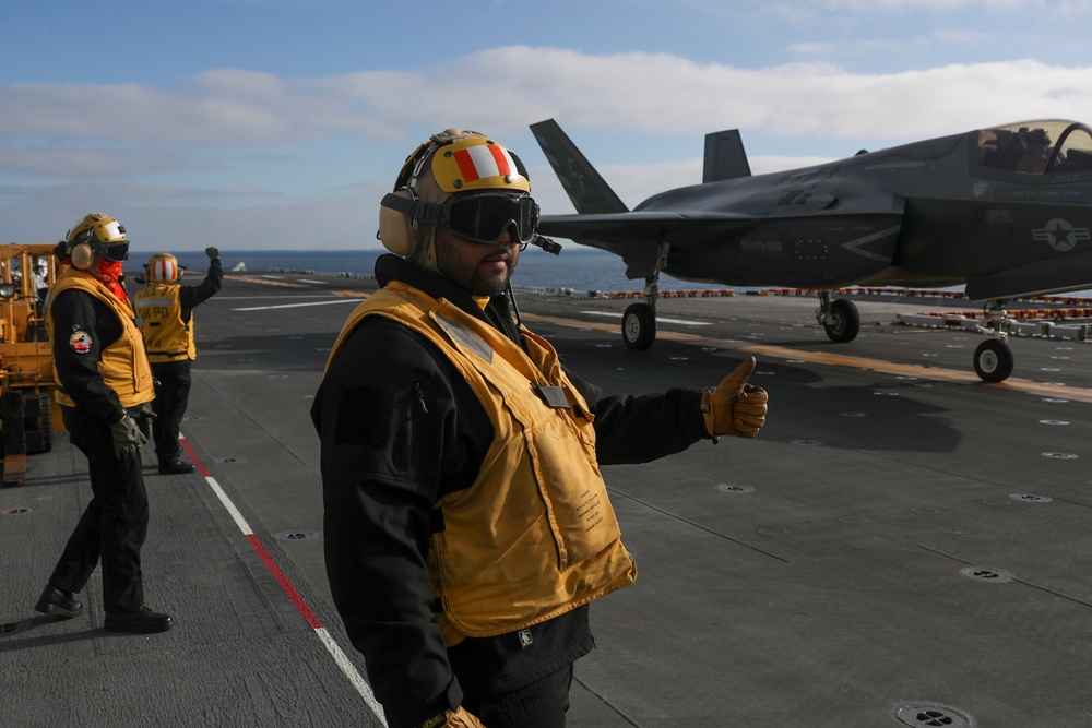 U.S. Sailors and Marines Perform Flight Operations During Steel Knight 24