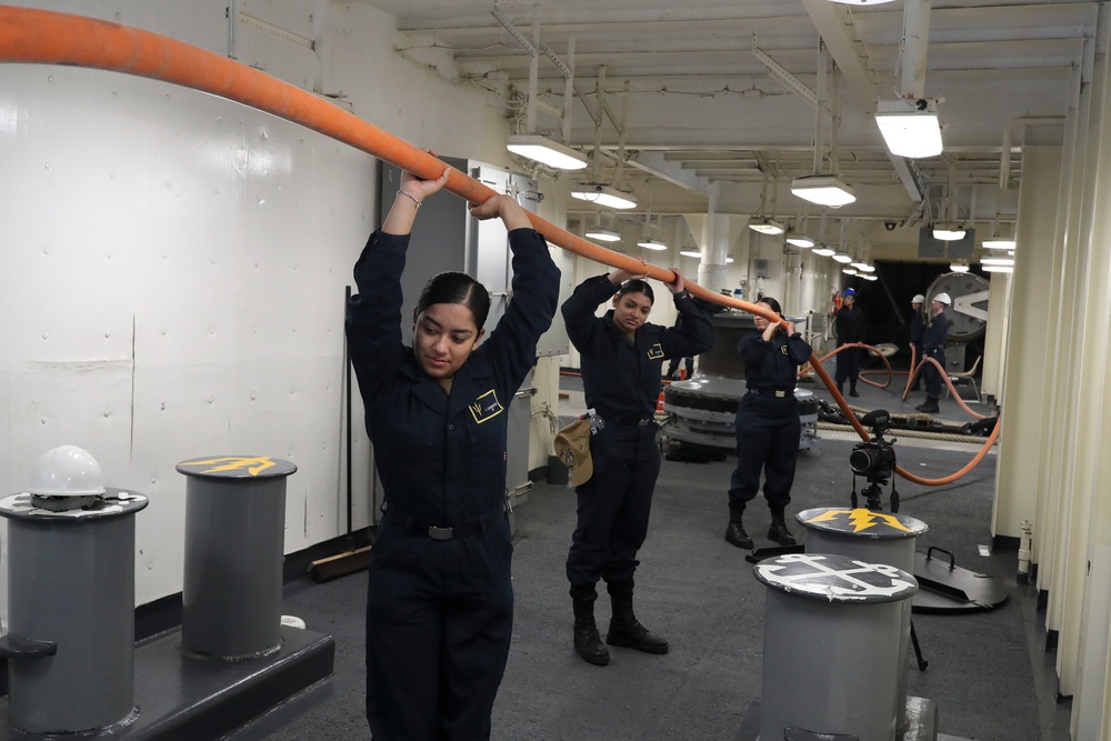 USS Tripoli Conducts an Anchor Drop