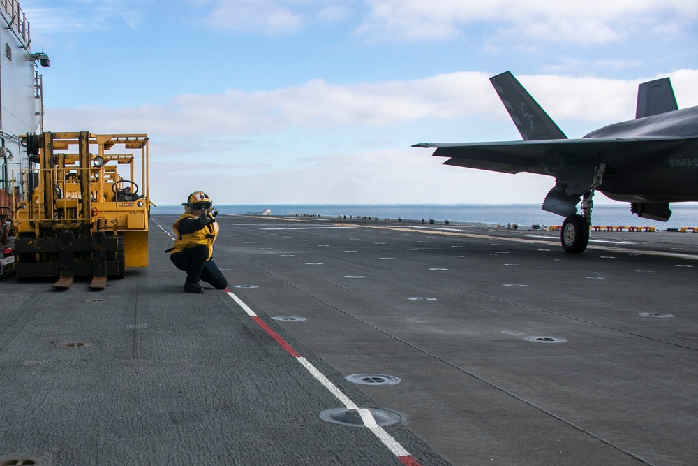 U.S. Sailors and Marines Perform Flight Operations During Steel Knight 24