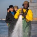 Sailors and Marines Conduct a Fresh Water Wash-Down