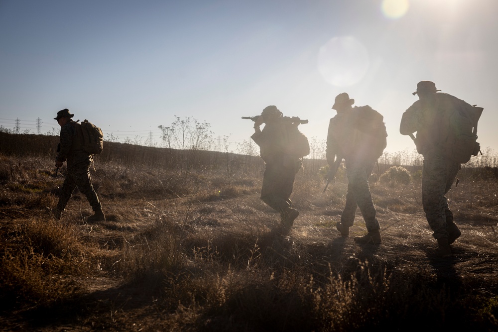 1st ANGLICO conducts 10K hike during Steel Knight