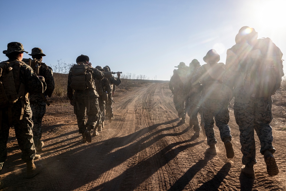 1st ANGLICO conducts 10K hike during Steel Knight