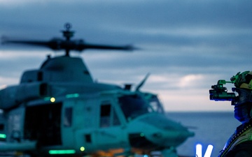 Marines, Sailors conduct joint deck landing qualifications aboard USS Somerset during Steel Knight 24