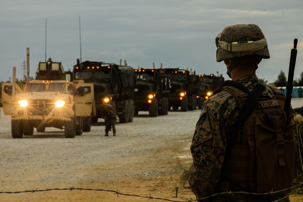 CLB 31 Conducts Combat Service Support Area exercise