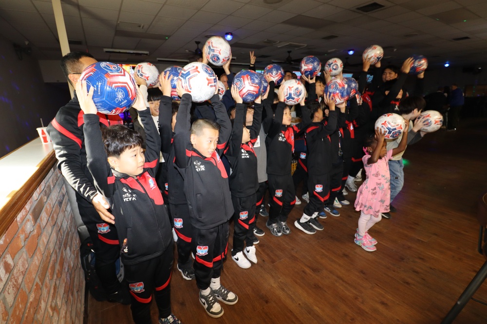 403rd AFSB volunteers hosts community relations event with local youth soccer club