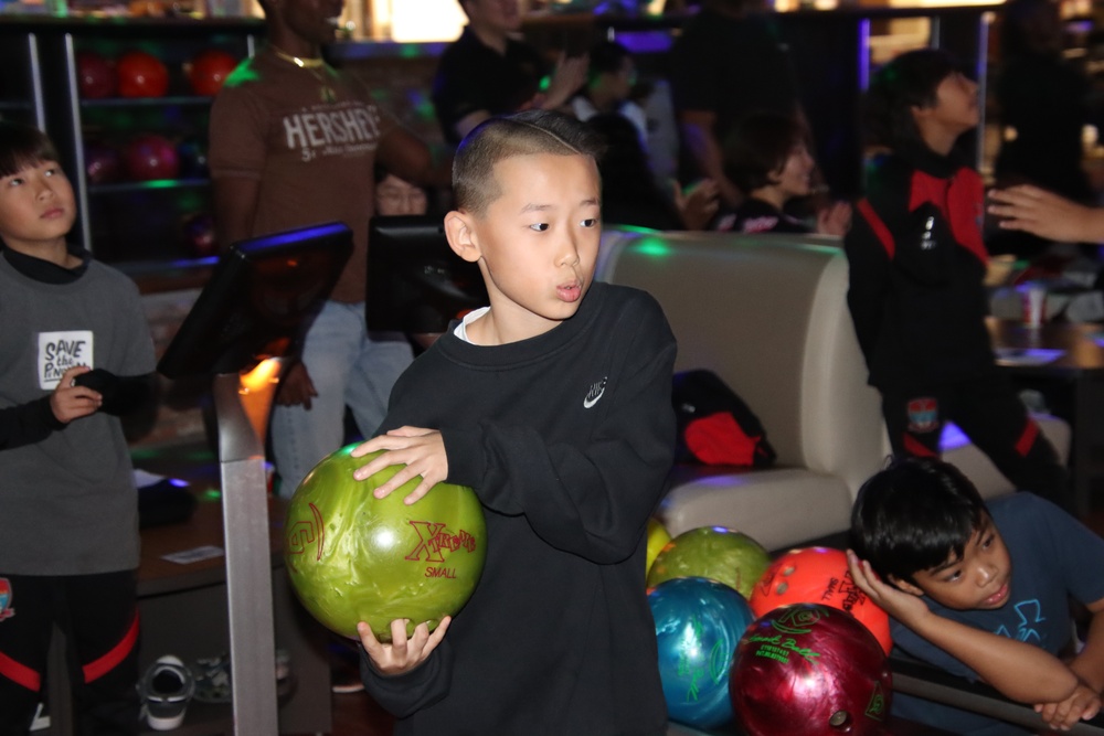 403rd AFSB volunteers hosts community relations event with local youth soccer club