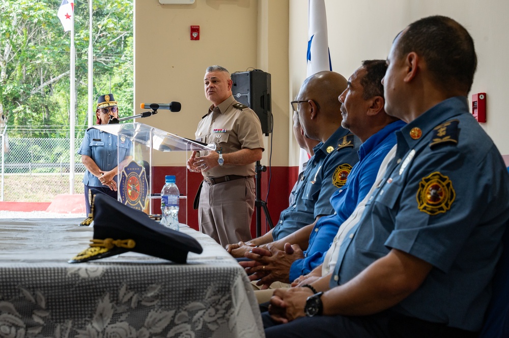 U.S. Embassy presents first fire station in Darien region