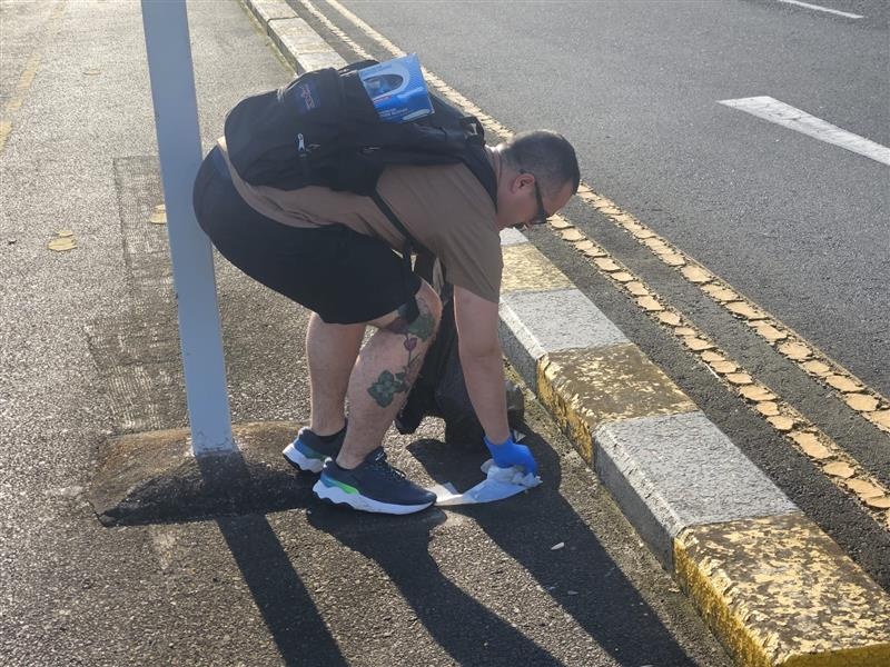 Singapore-based U.S. Navy First Class Petty Officer Association Conducts Base Clean-up in Sembawang Naval Station, Nov. 26, 2024