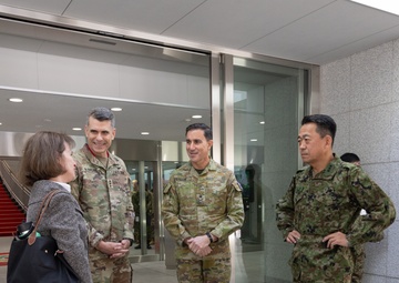 Yama Sakura 87: Secretary of Defense Visits Camp Asaka