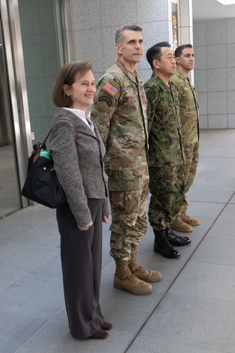 Yama Sakura 87: Secretary of Defense Visits Camp Asaka