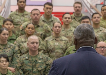 Yama Sakura 87: Secretary of Defense Lloyd J. Austin III visits Camp Asaka, Japan