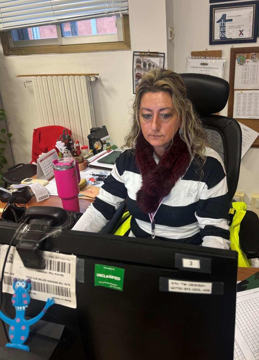 Everything may be bigger in Texas, but APS-2 supply clerk in Italy is happy where she’s at