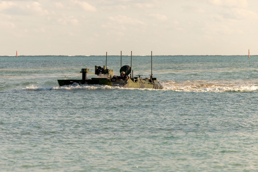 Amphibious Combat Vehicle Tide Training