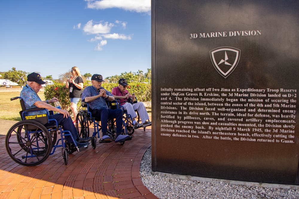 Honoring Our Heroes: Iwo Jima veterans visit MCBH