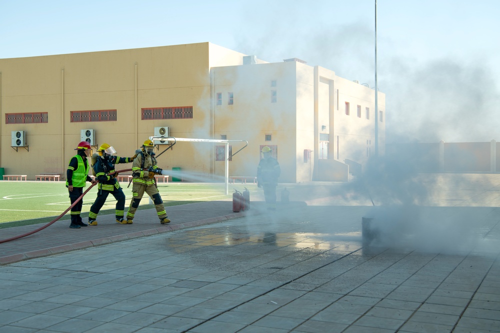378 AEW Airmen and Host Nation Partners Collaborate on Emergency Response Exercise