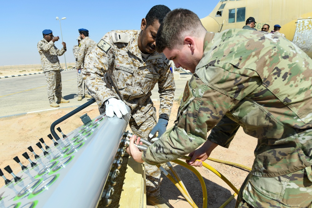 378th EMXS Airmen Assist Host Nations Partners Evaluate New Aircraft Recovery Technology