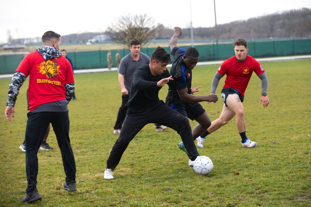 5-25 FAR Plays Soccer as part of Sports Week at MKAB