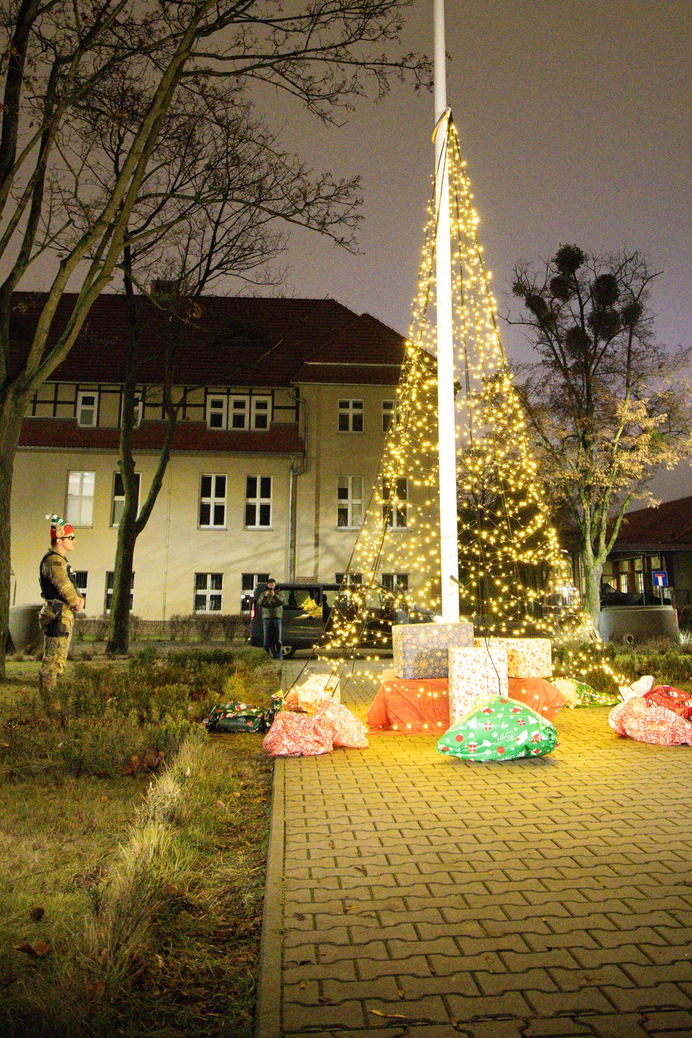 USAG Poland hosts inaugural tree lighting