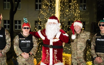 USAG Poland hosts inaugural tree lighting