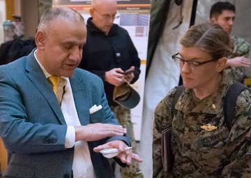 NMRC Hosts Marine Corps Warfighting Laboratory Expeditionary Medicine Branch Head Cmdr. Kellye Donovan