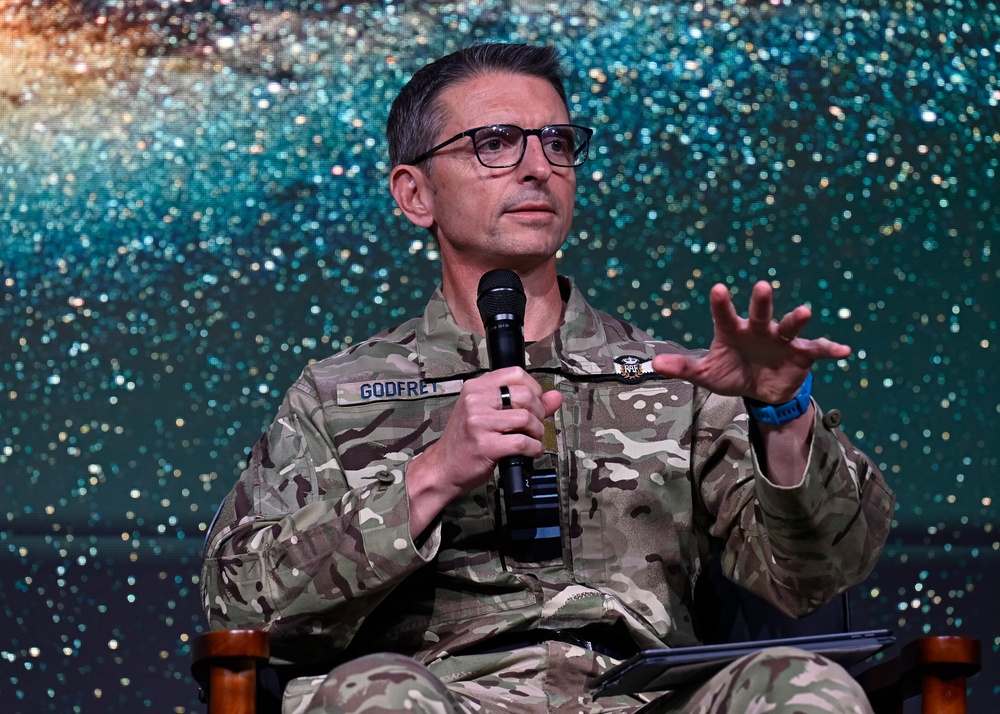 Air Marshal Godfrey speaks at Spacepower Conference