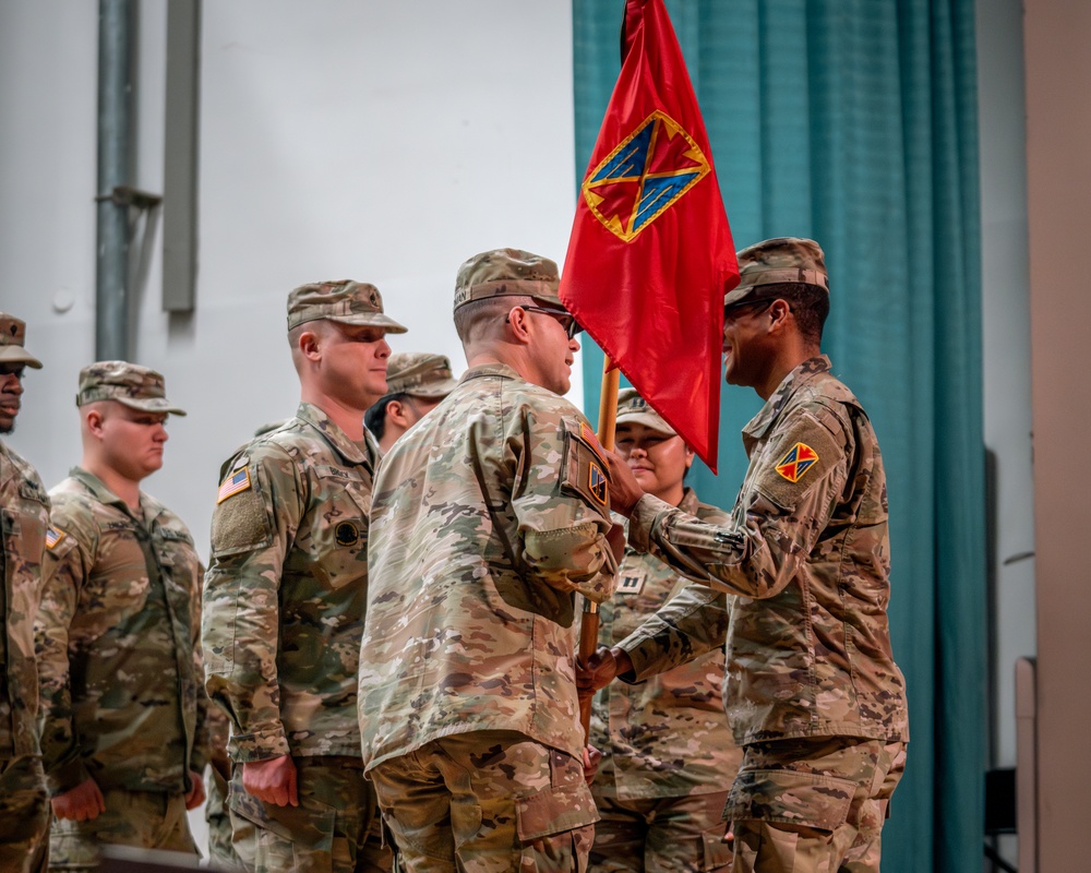 10th AAMDC HHB Change of Command Ceremony 2024