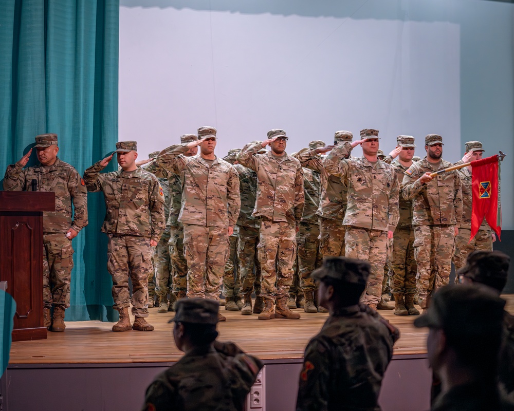 10th AAMDC HHB Change of Command Ceremony 2024