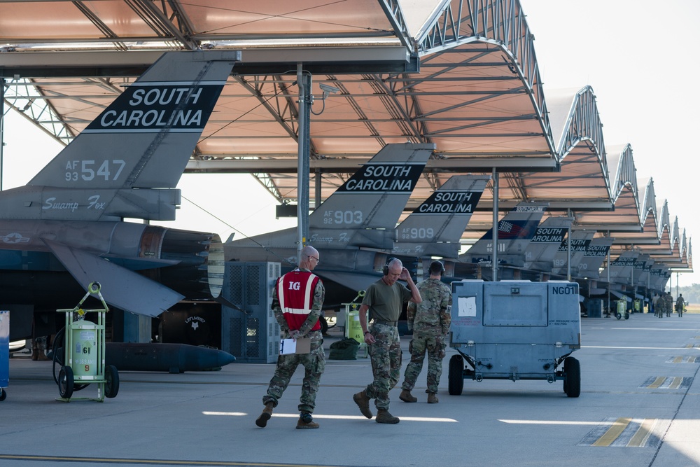 169th Fighter Wing conducts combat readiness exercise