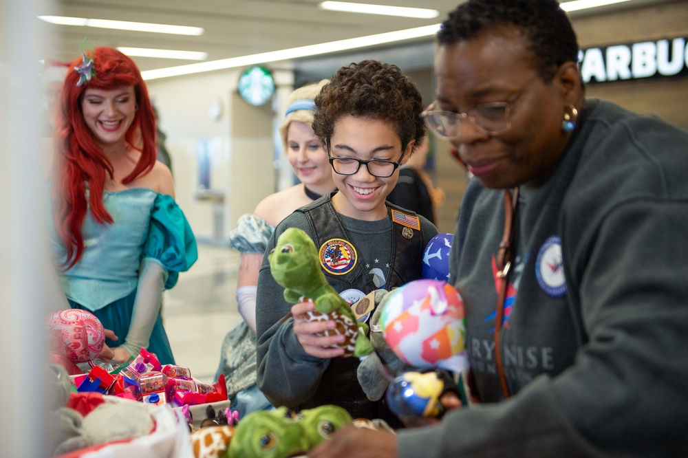 The Snowball Express at Norfolk International Airport