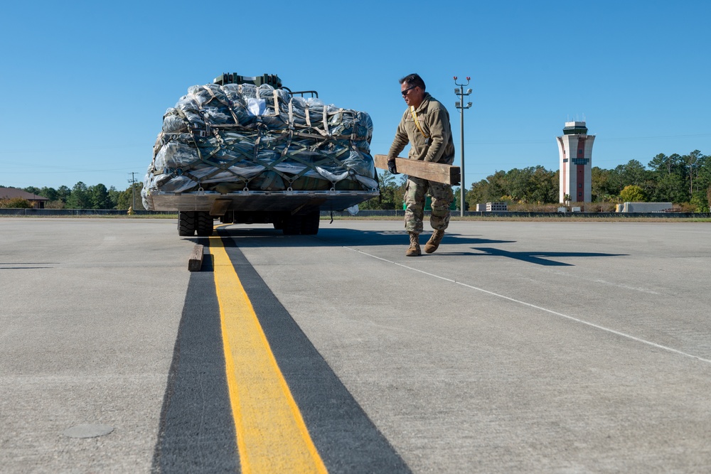 169th Logistics Readiness Squadron stages mock deployment cargo