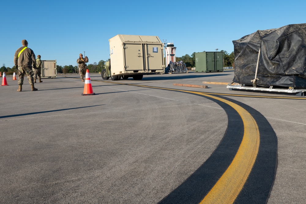 169th Logistics Readiness Squadron stages mock deployment cargo