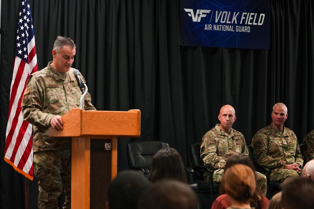 Volk Field Air National Guard Base welcomes new commander