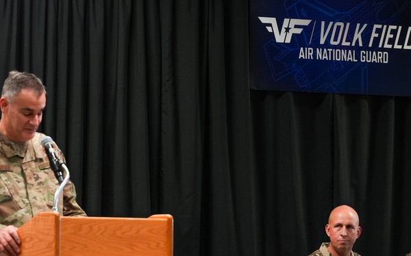Volk Field Air National Guard Base welcomes new commander